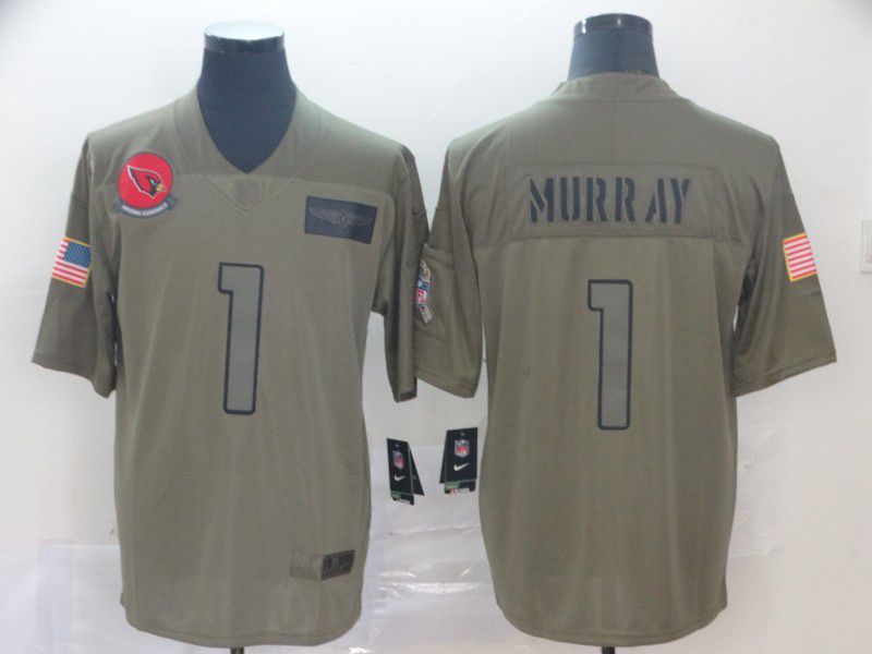 Men Arizona Cardinals #1 Murray Nike Camo 2019 Salute to Service Limited NFL Jerseys